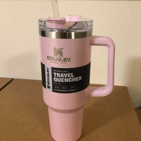 NWT Stanley Adventure 40oz Stainless SteelQuencher Tumbler - Petal Parfait Pearl - Picture 1 of 5